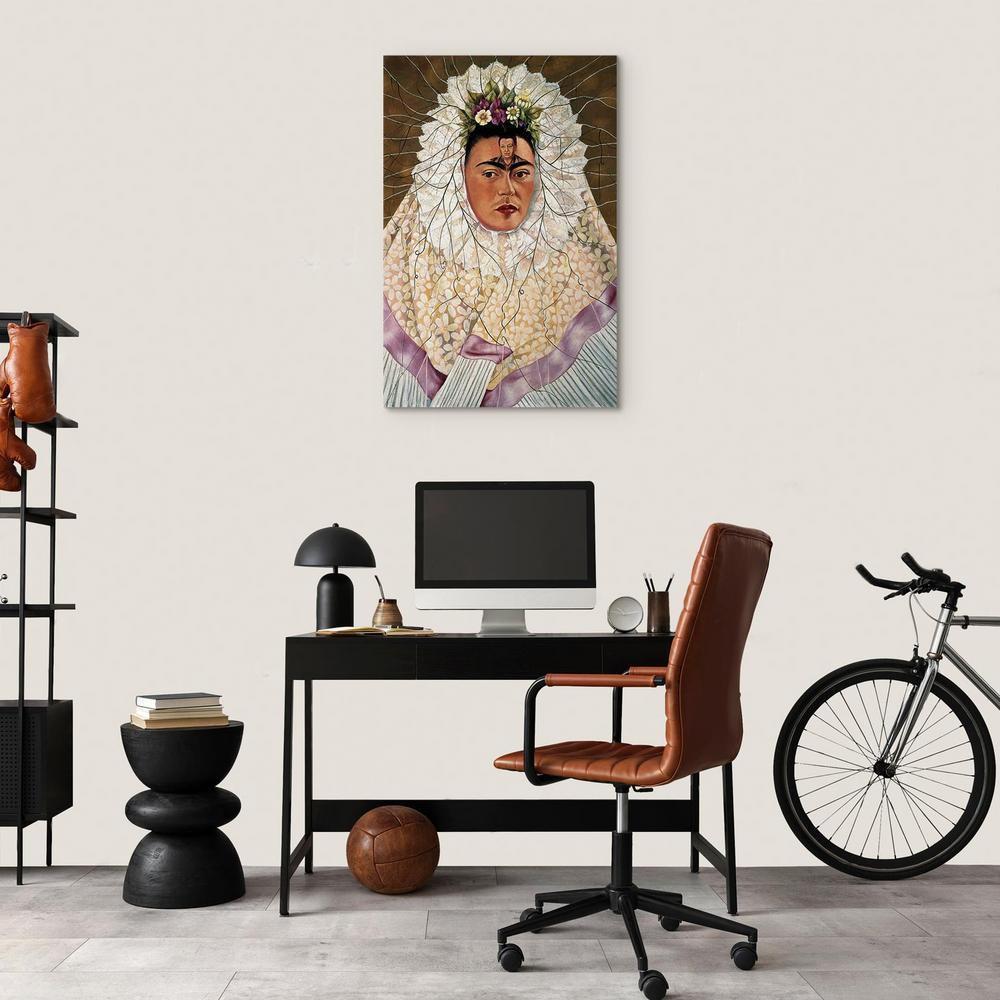 Obraz - Frida Kahlo – Autoportret jako Tehuana (Diego w moich myślach)