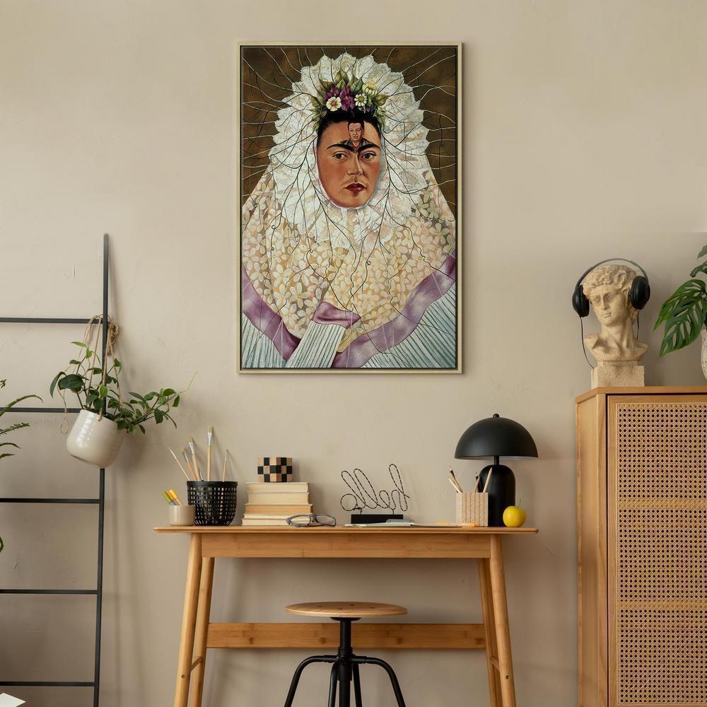 Obraz - Frida Kahlo – Autoportret jako Tehuana (Diego w moich myślach)