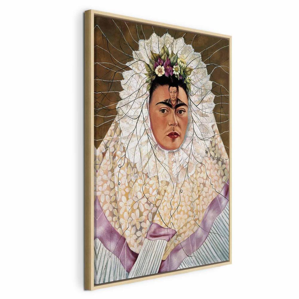 Obraz - Frida Kahlo – Autoportret jako Tehuana (Diego w moich myślach)