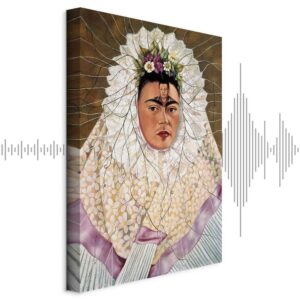 Obraz - Frida Kahlo – Autoportret jako Tehuana (Diego w moich myślach)