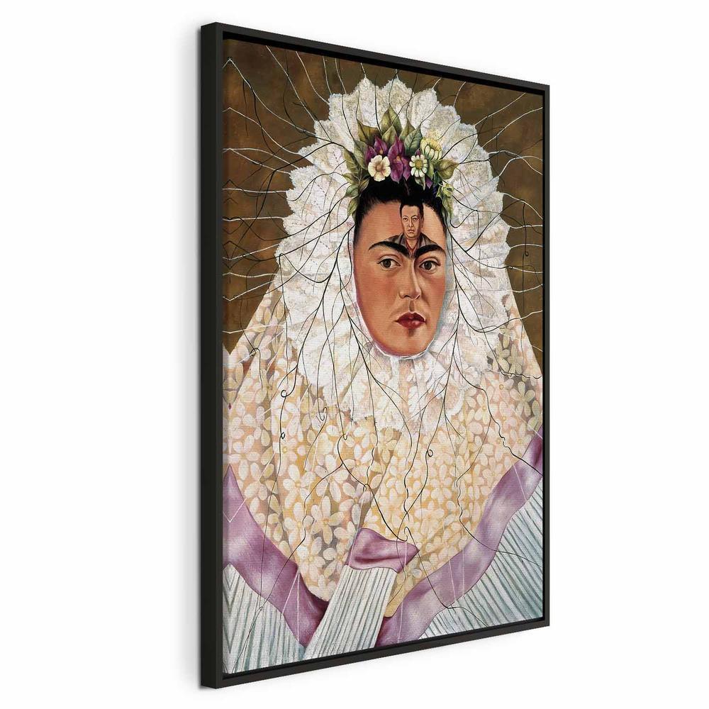 Obraz - Frida Kahlo – Autoportret jako Tehuana (Diego w moich myślach)