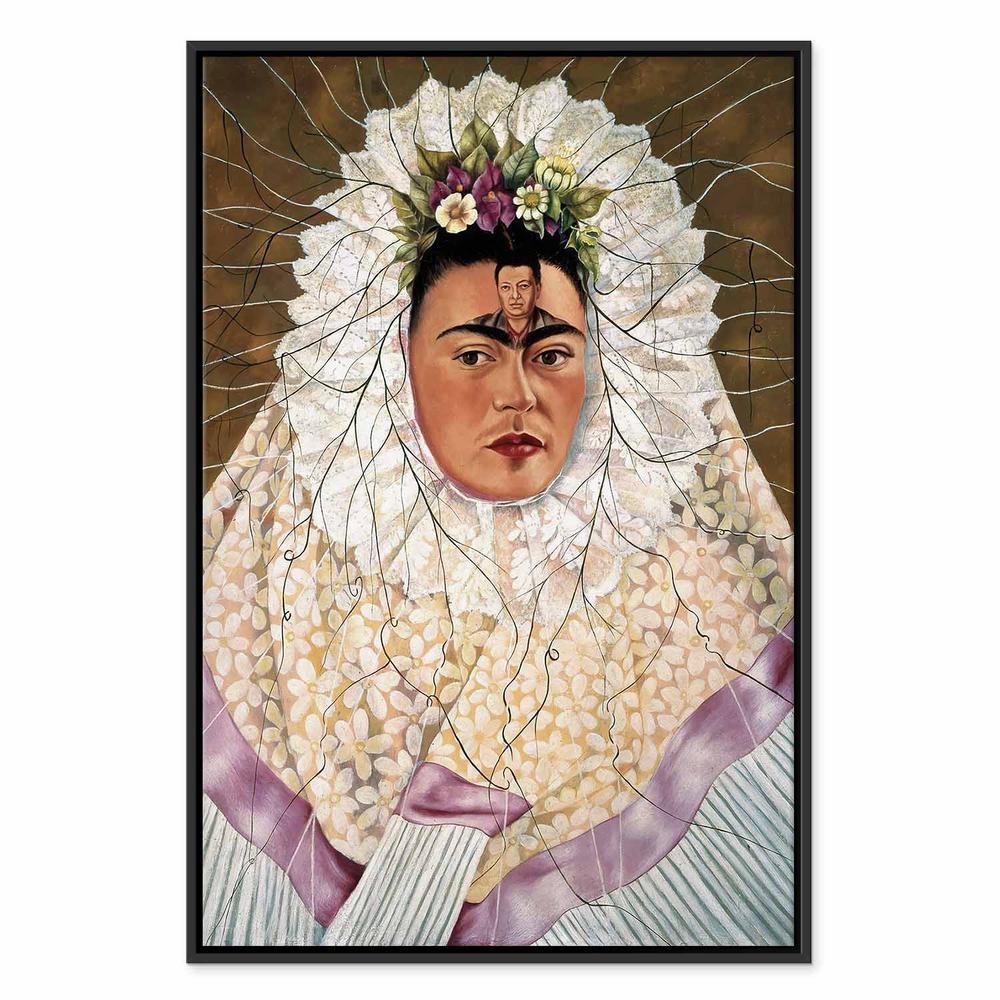 Obraz - Frida Kahlo – Autoportret jako Tehuana (Diego w moich myślach)