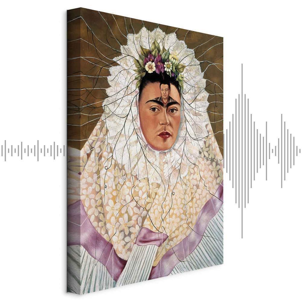 Obraz - Frida Kahlo – Autoportret jako Tehuana (Diego w moich myślach)