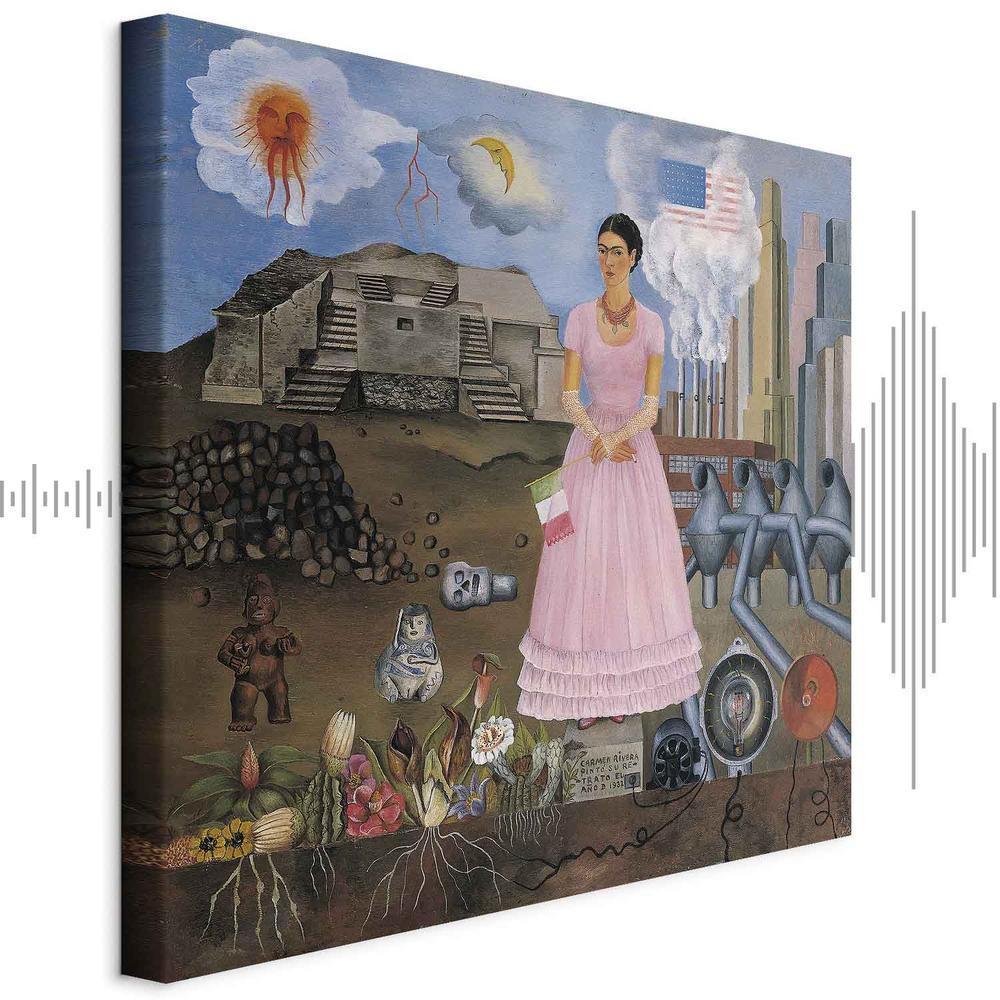 Obraz - Frida Kahlo – Autoportret na granicy Meksyku i USA