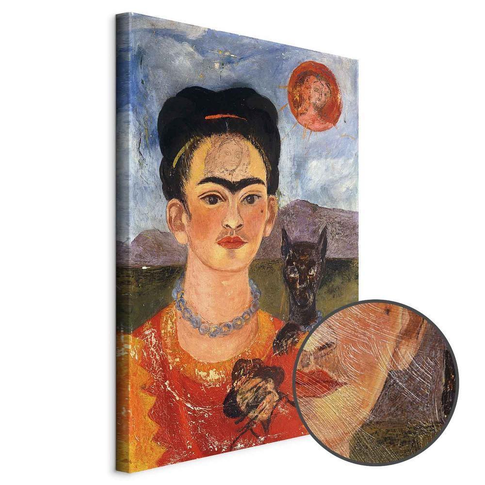 Obraz - Frida Kahlo – Autoportret z Diego na mojej piersi