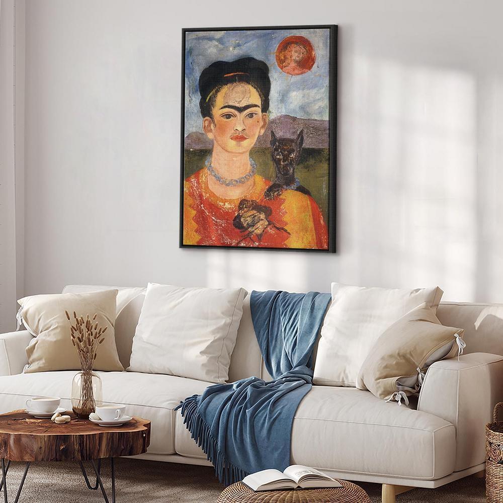 Obraz - Frida Kahlo – Autoportret z Diego na mojej piersi