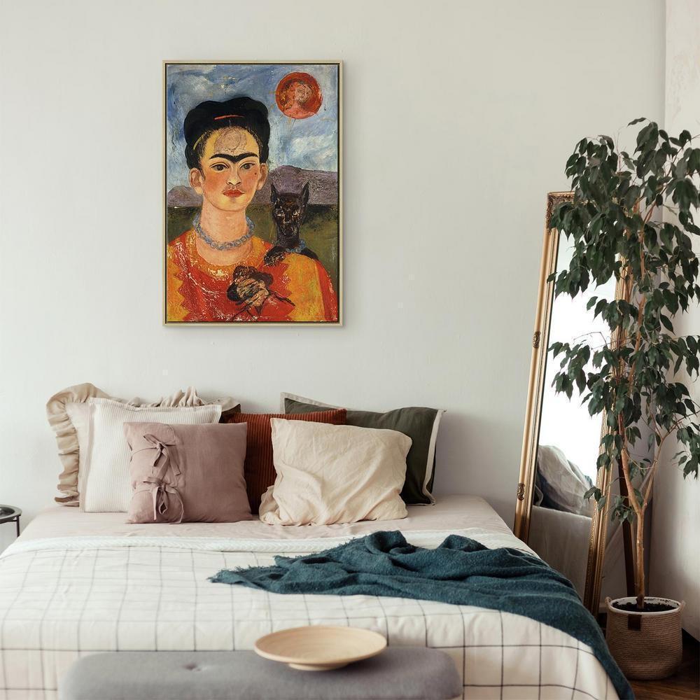 Obraz - Frida Kahlo – Autoportret z Diego na mojej piersi