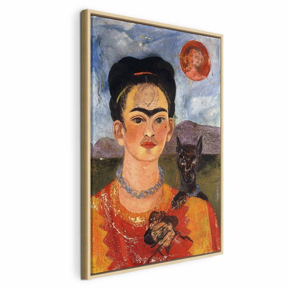 Obraz - Frida Kahlo – Autoportret z Diego na mojej piersi