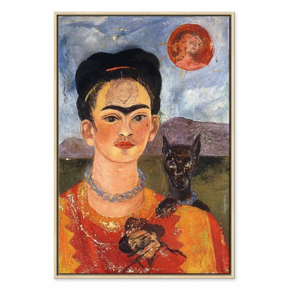 Obraz - Frida Kahlo – Autoportret z Diego na mojej piersi