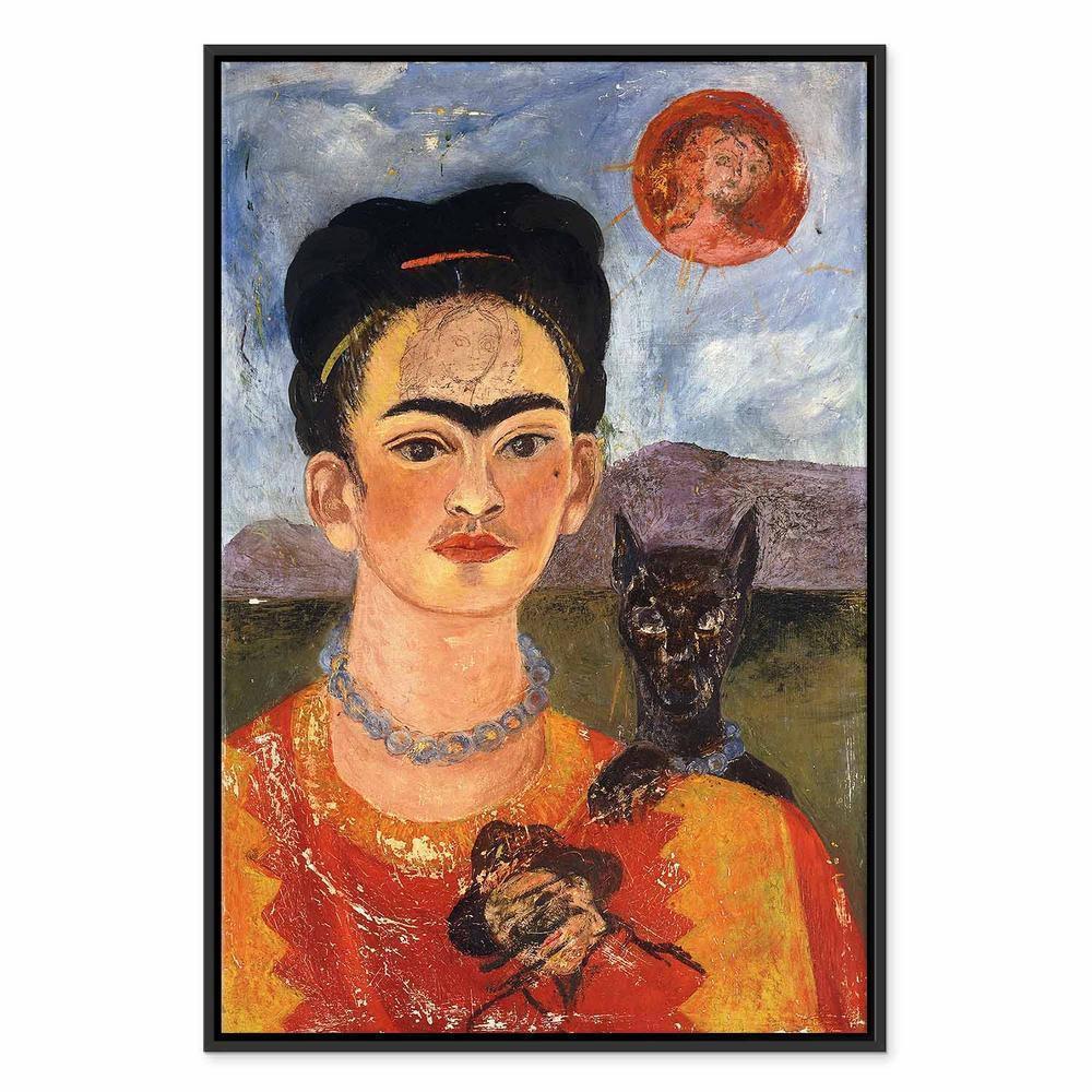 Obraz - Frida Kahlo – Autoportret z Diego na mojej piersi