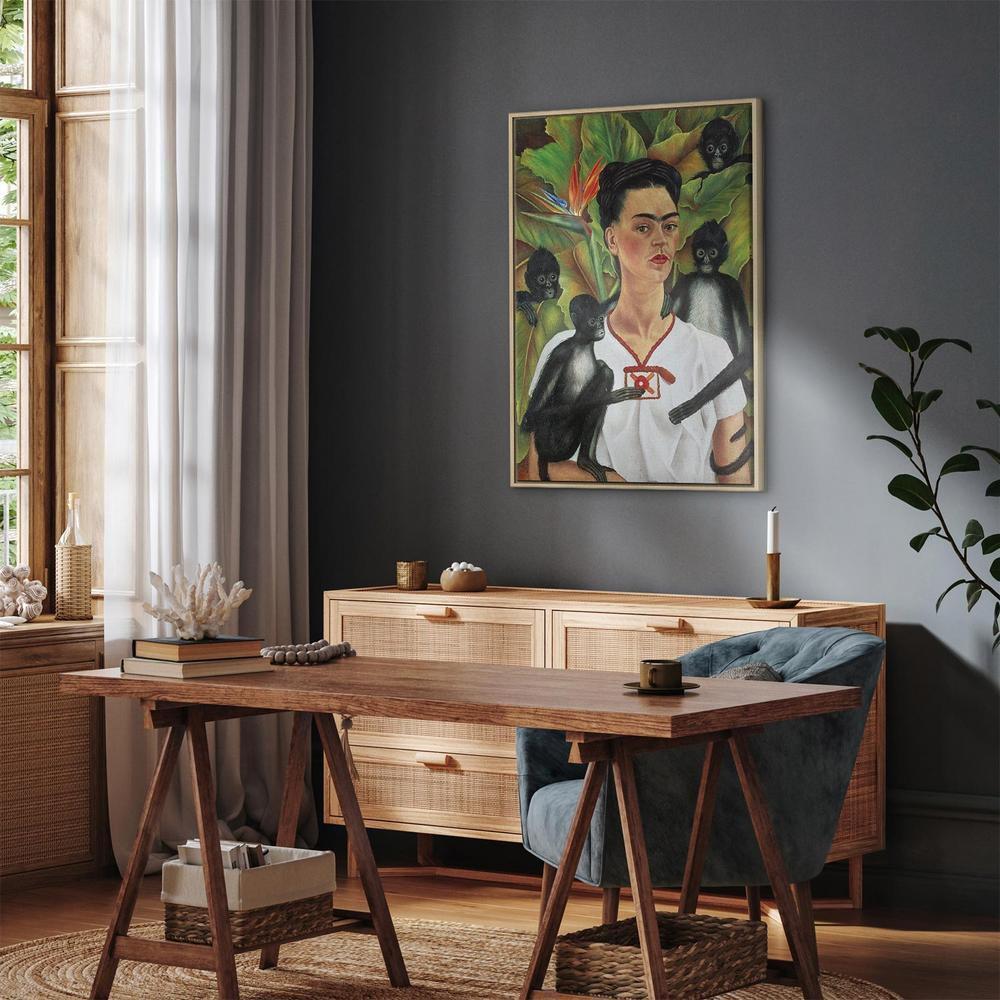 Obraz - Frida Kahlo – Autoportret z małpami