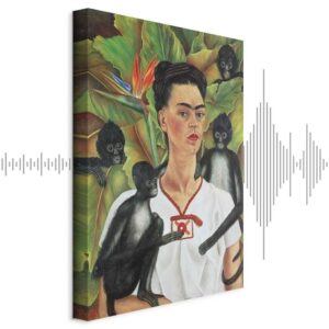 Obraz - Frida Kahlo – Autoportret z małpami