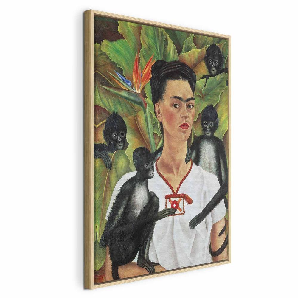 Obraz - Frida Kahlo – Autoportret z małpami