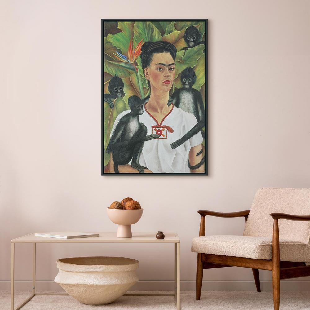 Obraz - Frida Kahlo – Autoportret z małpami