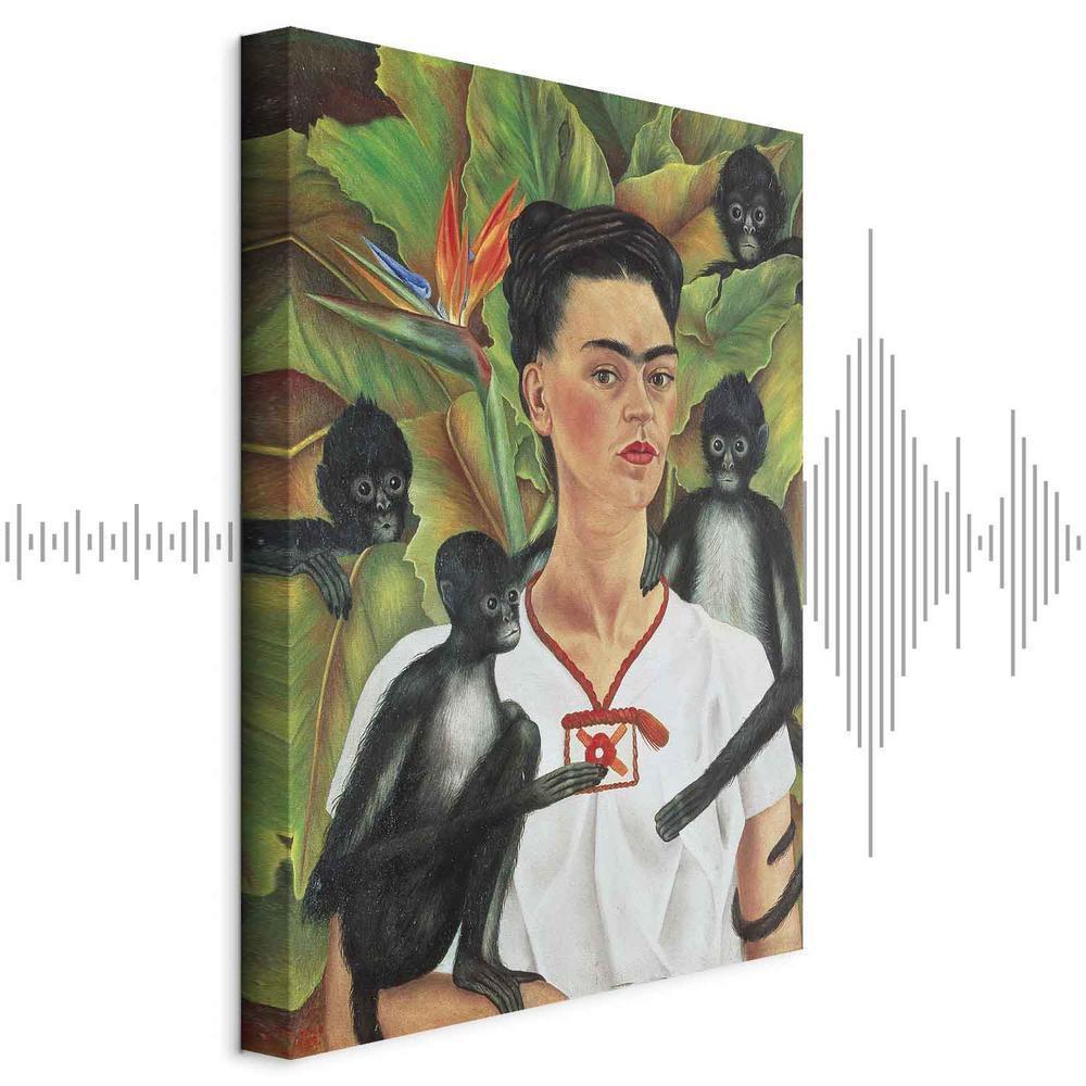 Obraz - Frida Kahlo – Autoportret z małpami