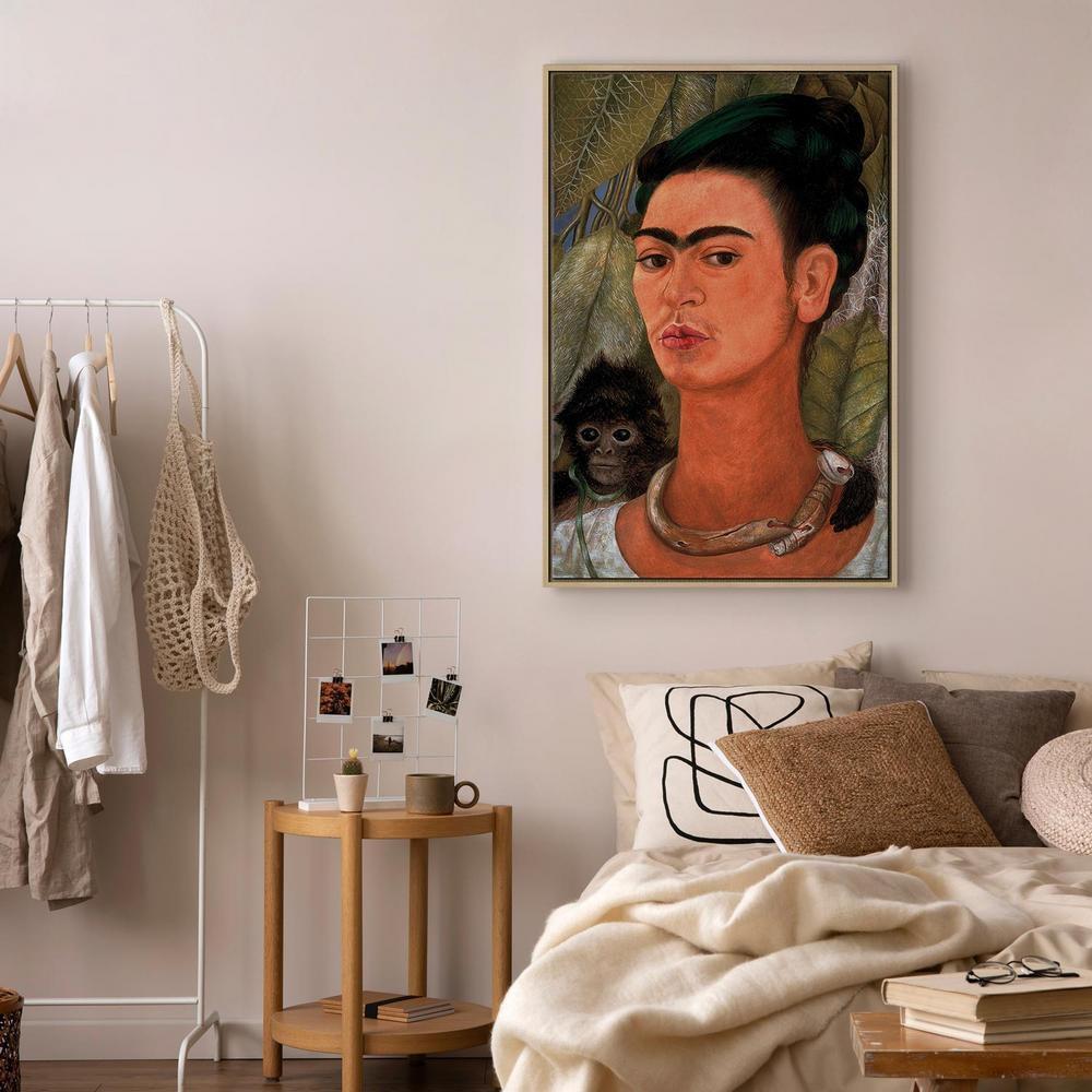Obraz - Frida Kahlo – Autoportret z małpką