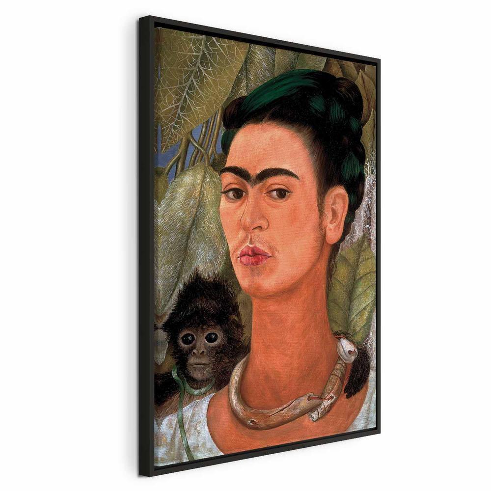 Obraz - Frida Kahlo – Autoportret z małpką
