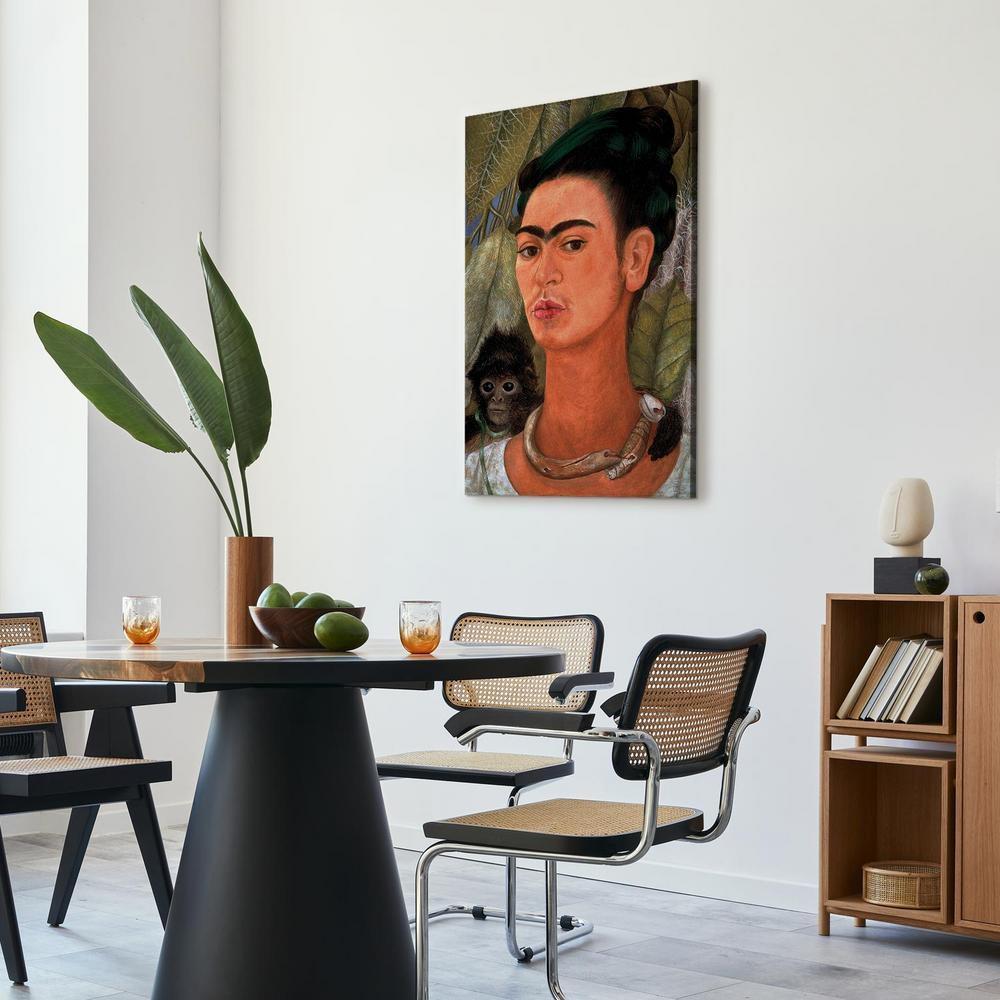 Obraz - Frida Kahlo – Autoportret z małpką