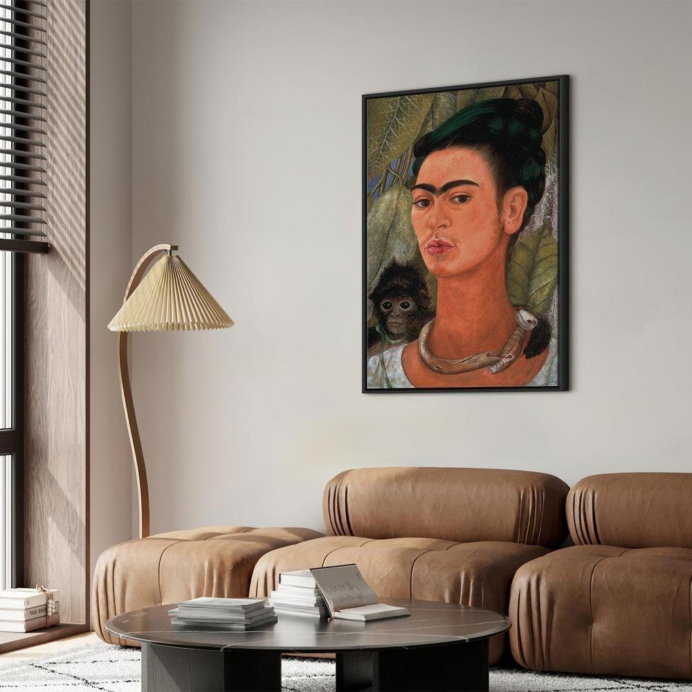 Obraz - Frida Kahlo – Autoportret z małpką