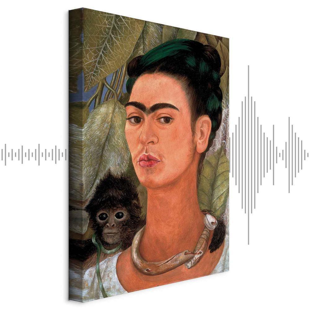 Obraz - Frida Kahlo – Autoportret z małpką