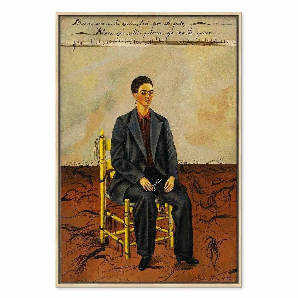 Obraz - Frida Kahlo – Autoportret z obciętymi włosami