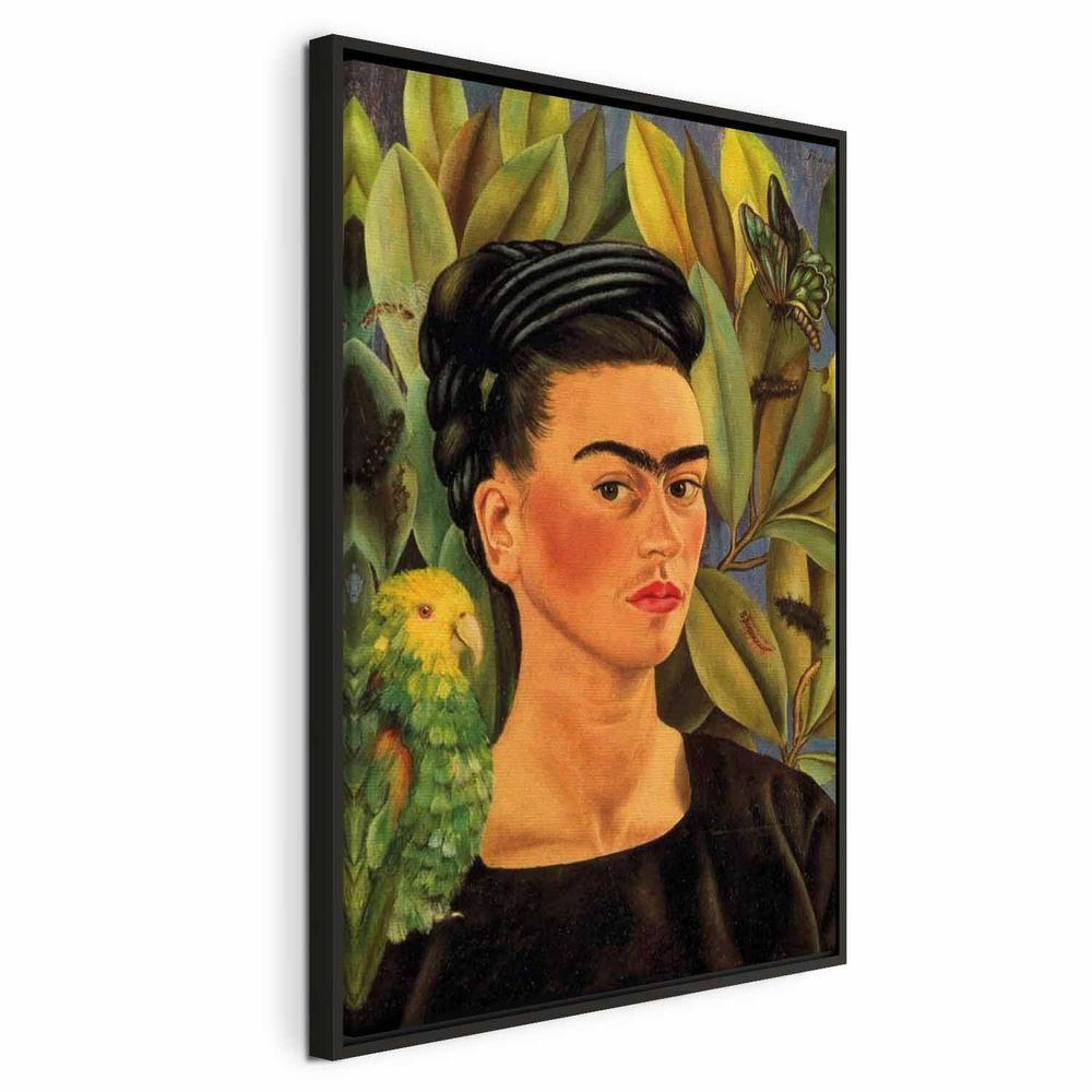 Obraz - Frida Kahlo – Autoportret z papugą Bonito