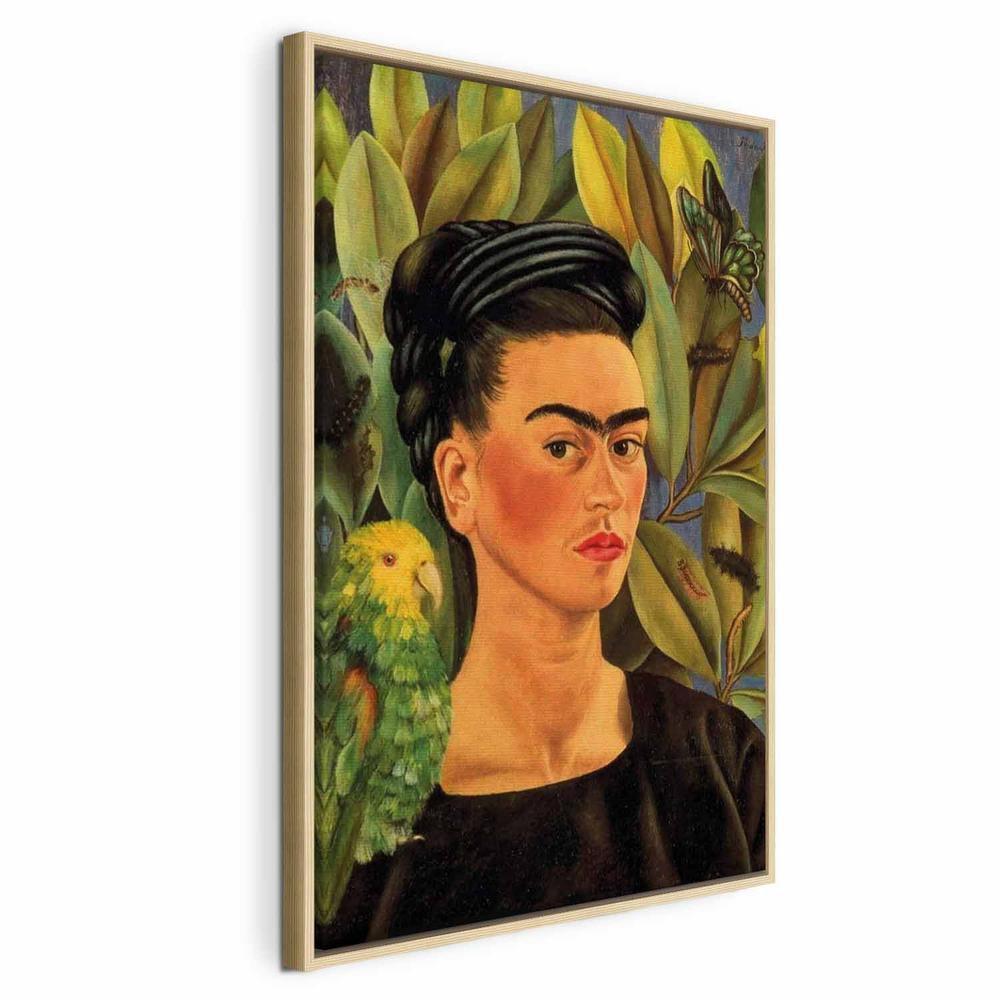 Obraz - Frida Kahlo – Autoportret z papugą Bonito