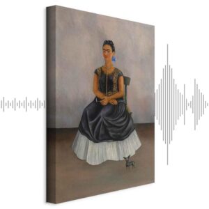 Obraz - Frida Kahlo – Autoportret z psem Itzcuintli