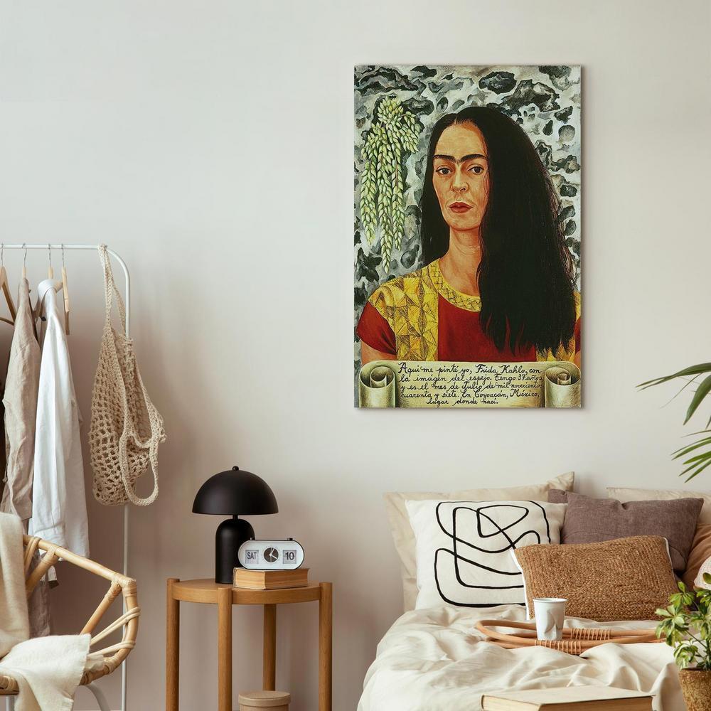 Obraz - Frida Kahlo – Autoportret z rozpuszczonymi włosami