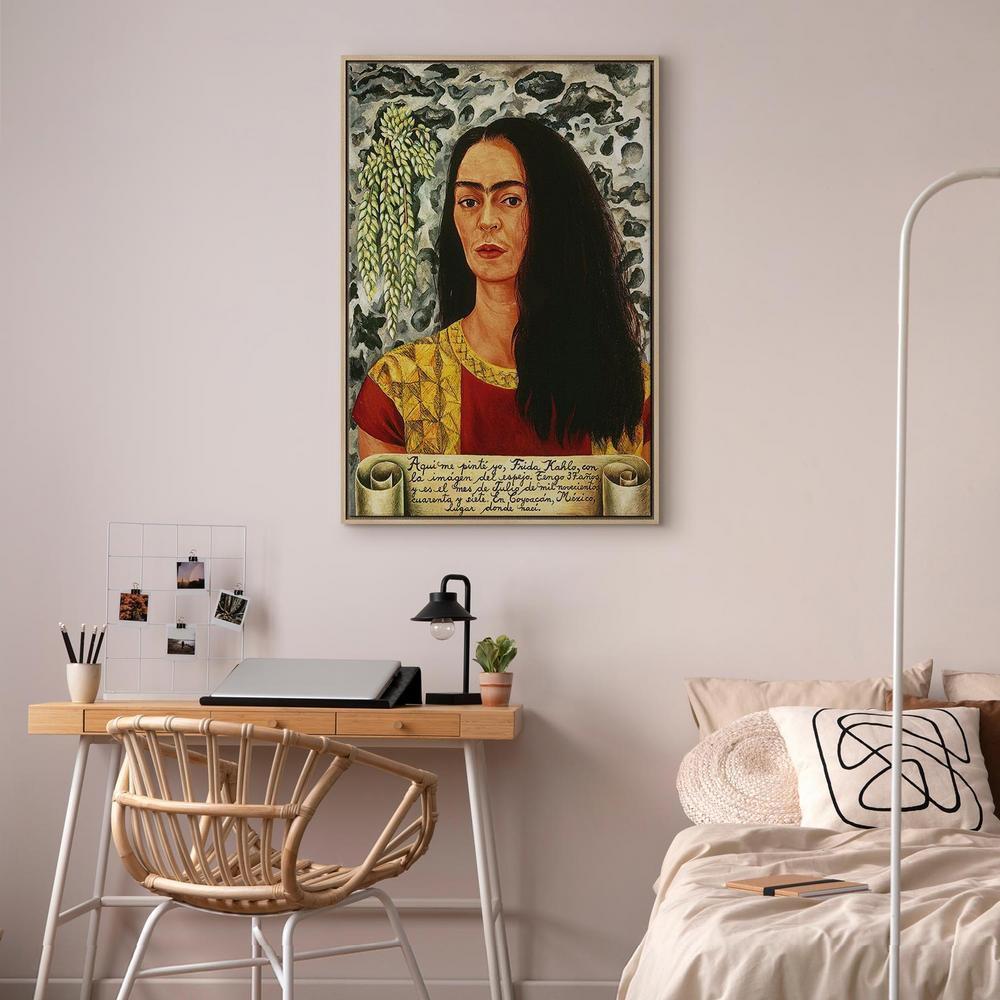 Obraz - Frida Kahlo – Autoportret z rozpuszczonymi włosami