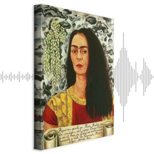 Obraz - Frida Kahlo – Autoportret z rozpuszczonymi włosami