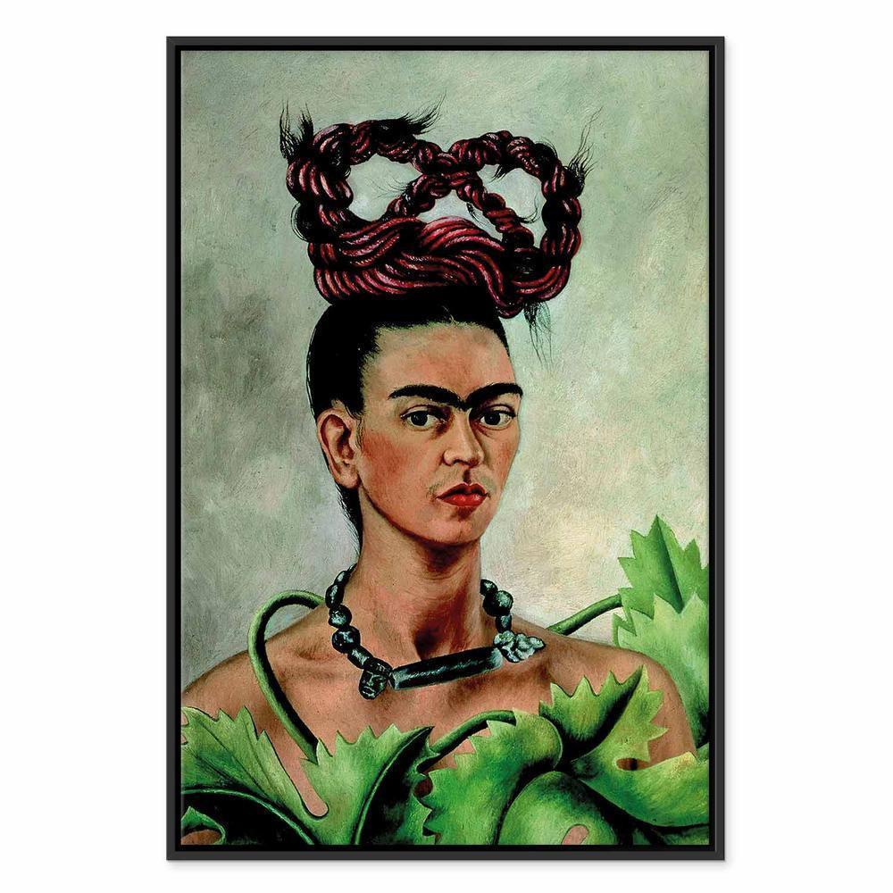 Obraz - Frida Kahlo – Autoportret z warkoczem