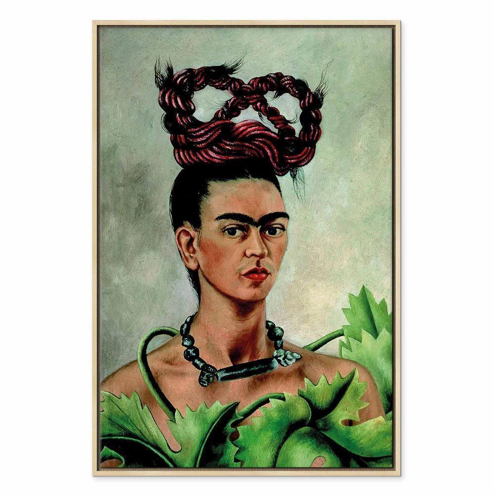 Obraz - Frida Kahlo – Autoportret z warkoczem