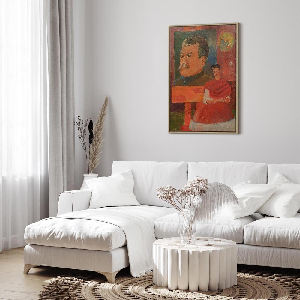 Obraz - Frida Kahlo – Autoportret ze Stalinem