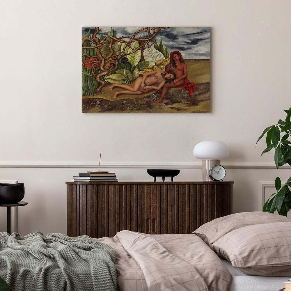 Obraz - Frida Kahlo – Dwie nagie w lesie (Ziemia sama w sobie)