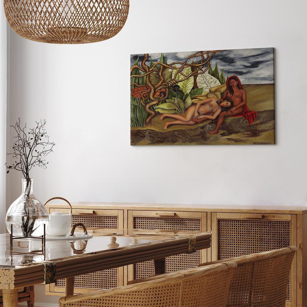 Obraz - Frida Kahlo – Dwie nagie w lesie (Ziemia sama w sobie)