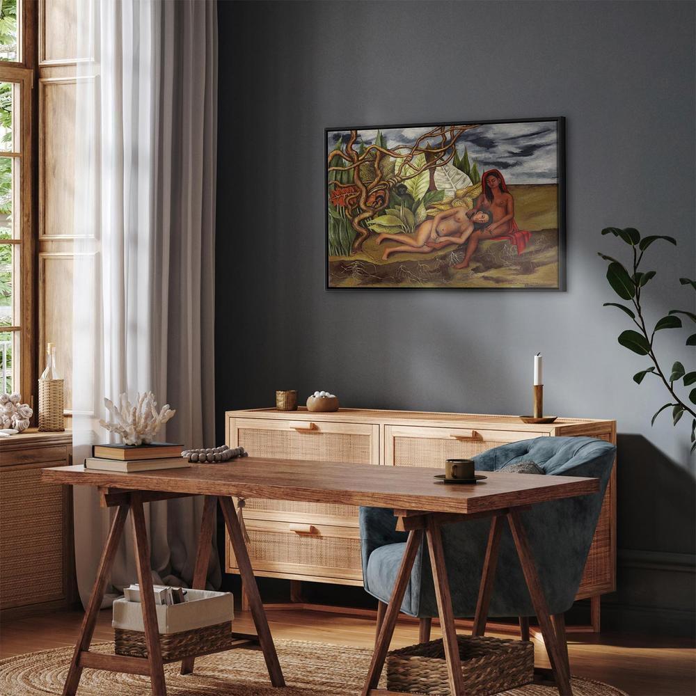 Obraz - Frida Kahlo – Dwie nagie w lesie (Ziemia sama w sobie)