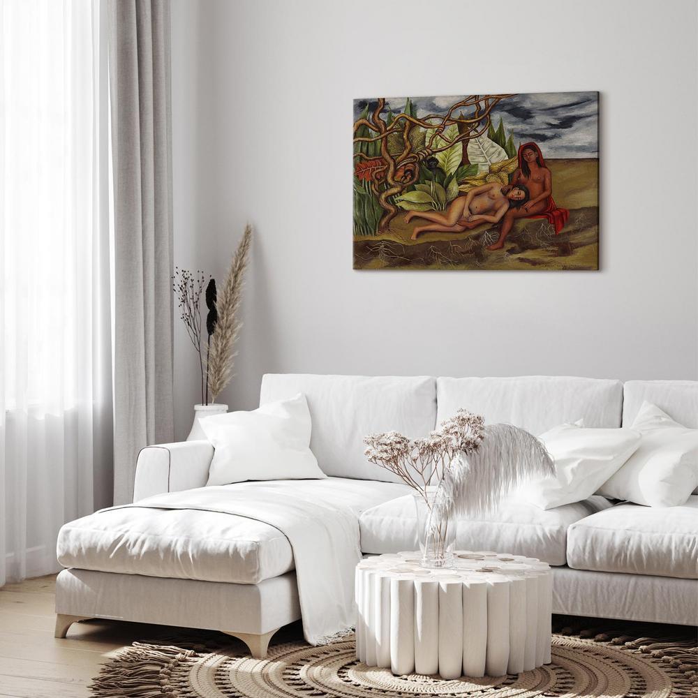 Obraz - Frida Kahlo – Dwie nagie w lesie (Ziemia sama w sobie)