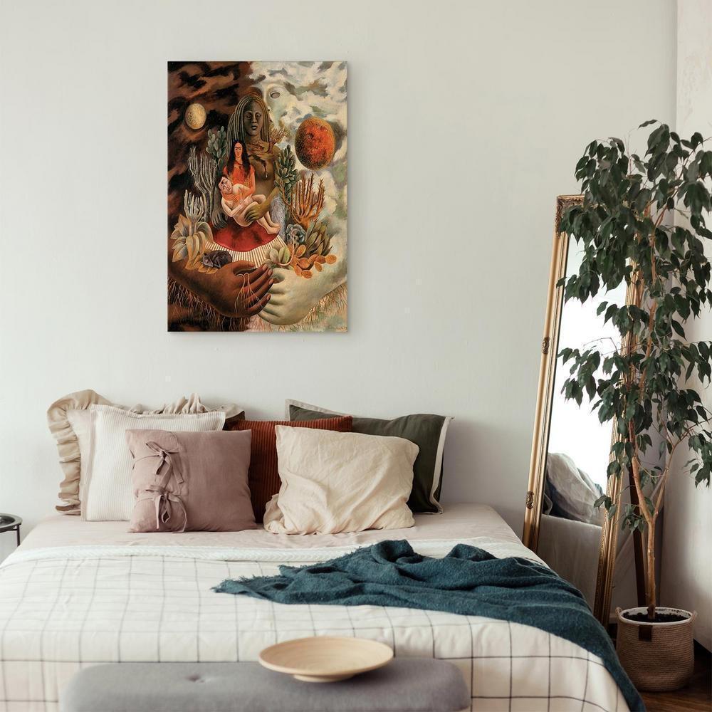 Obraz - Frida Kahlo – Miłosne objęcie Wszechświata, Ziemi (Meksyk), mnie, Diego i Pana Xolotla