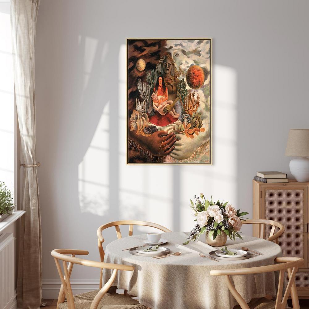 Obraz - Frida Kahlo – Miłosne objęcie Wszechświata, Ziemi (Meksyk), mnie, Diego i Pana Xolotla