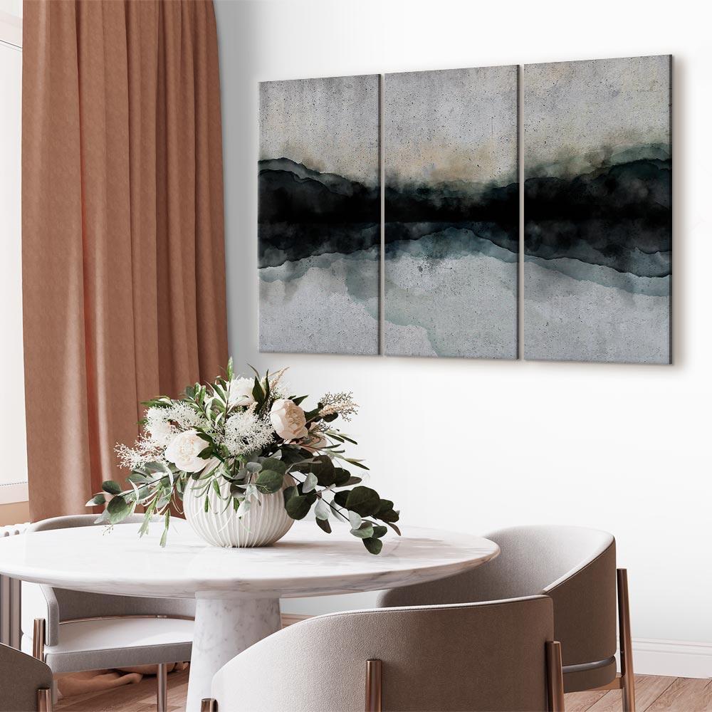 Obraz - Górska tafla jeziora (3-częściowy)