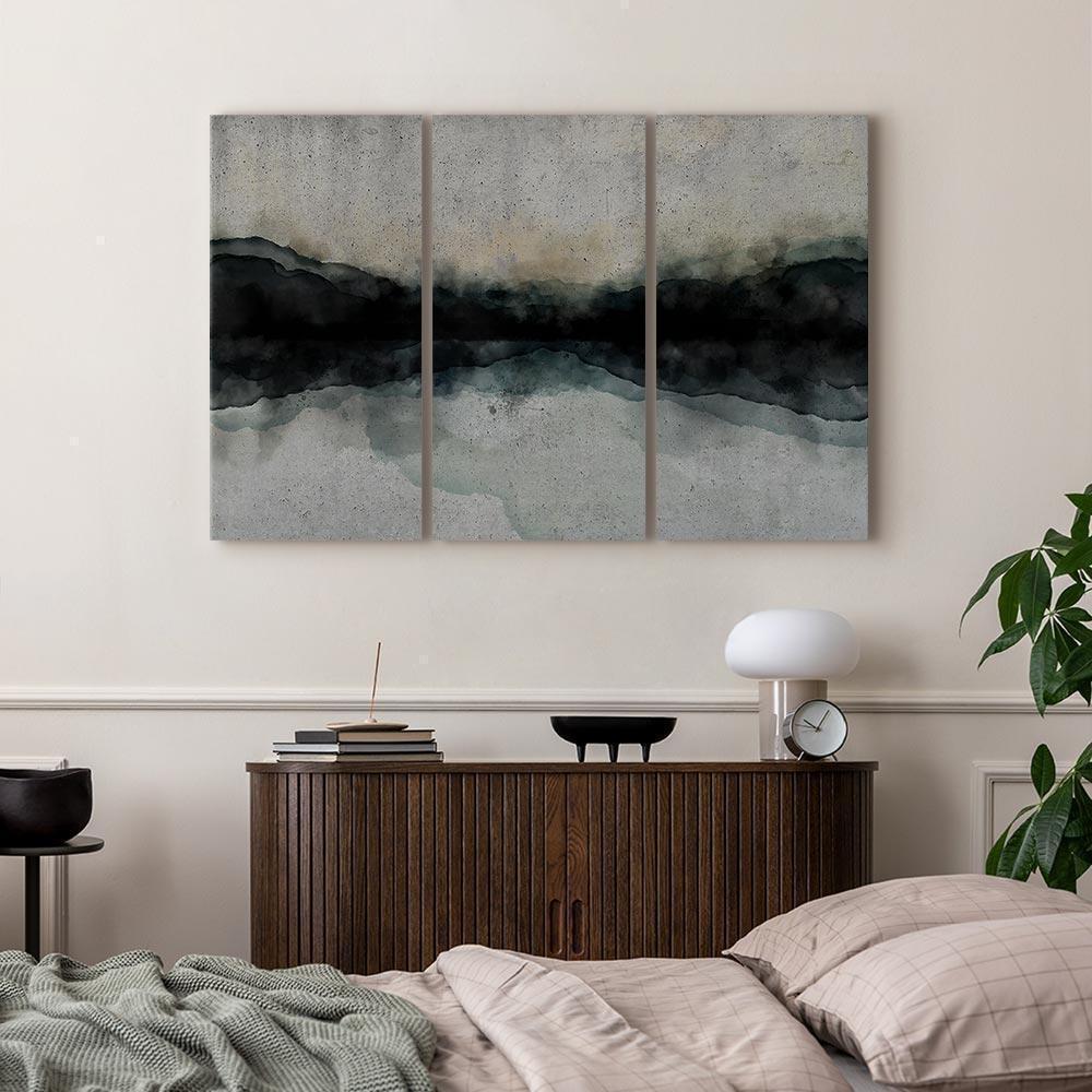 Obraz - Górska tafla jeziora (3-częściowy)