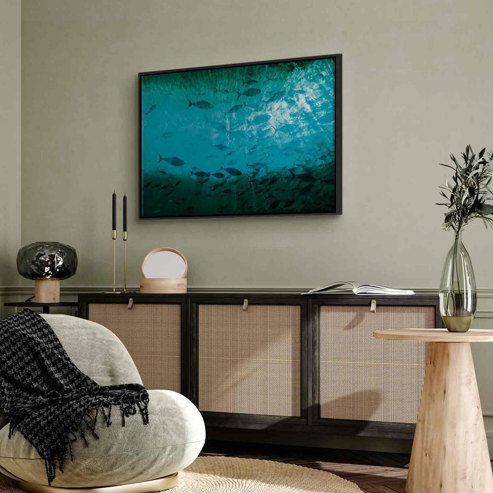 Obraz - Gromada ciemnych ryb