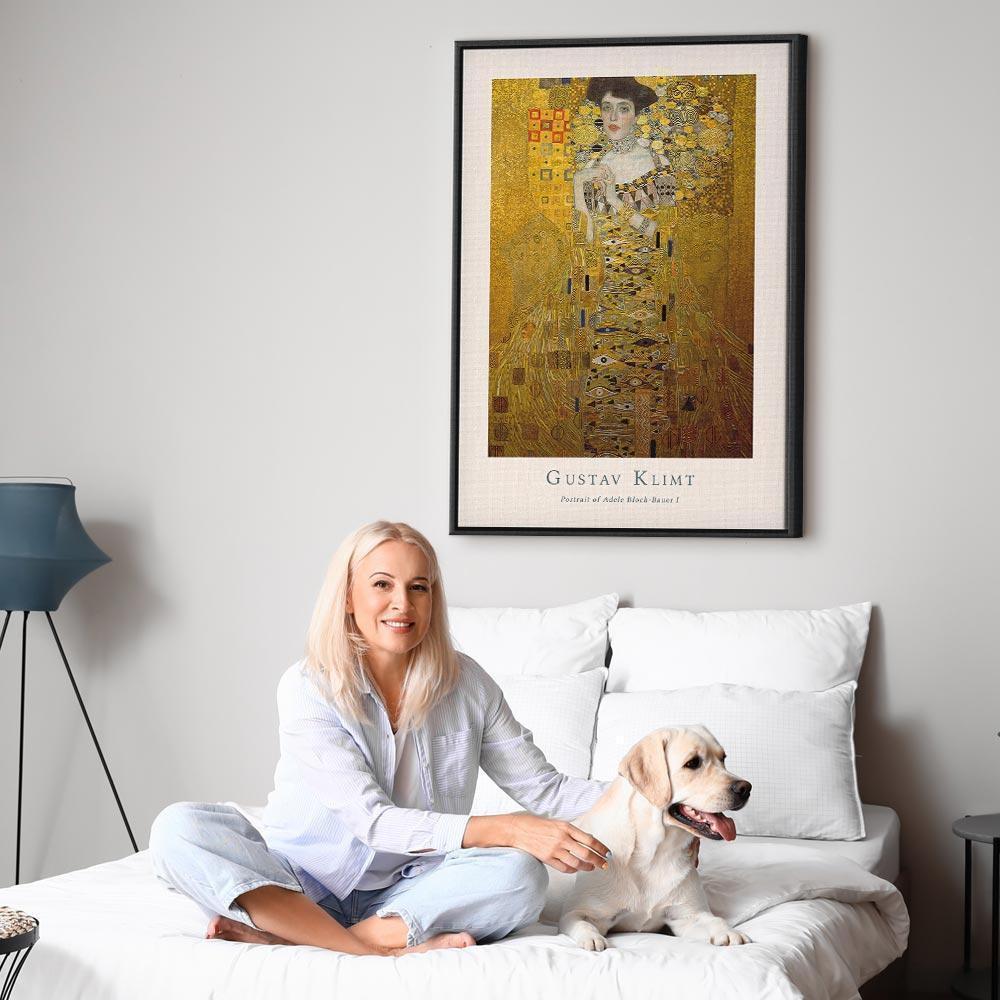 Obraz - Gustav Klimt - Portrait of Adele Bloch (1-częściowy) pionowy