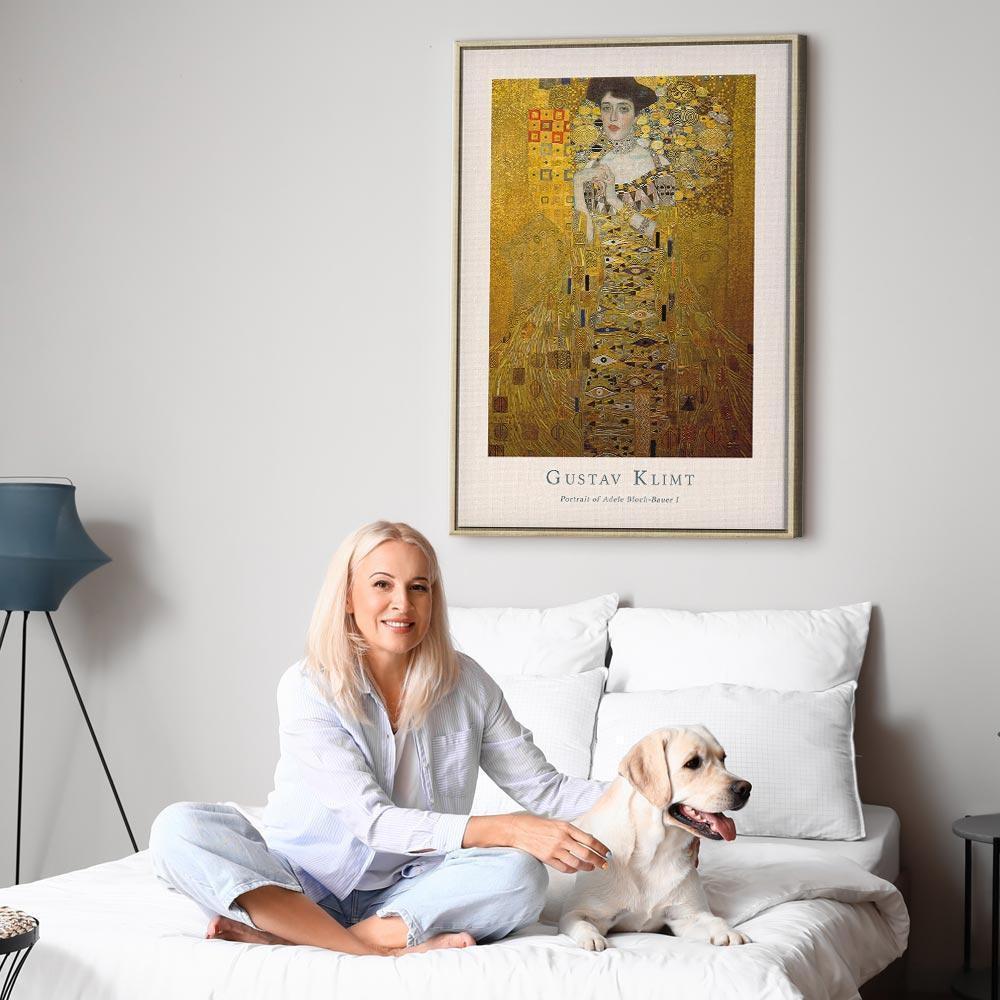 Obraz - Gustav Klimt - Portrait of Adele Bloch (1-częściowy) pionowy