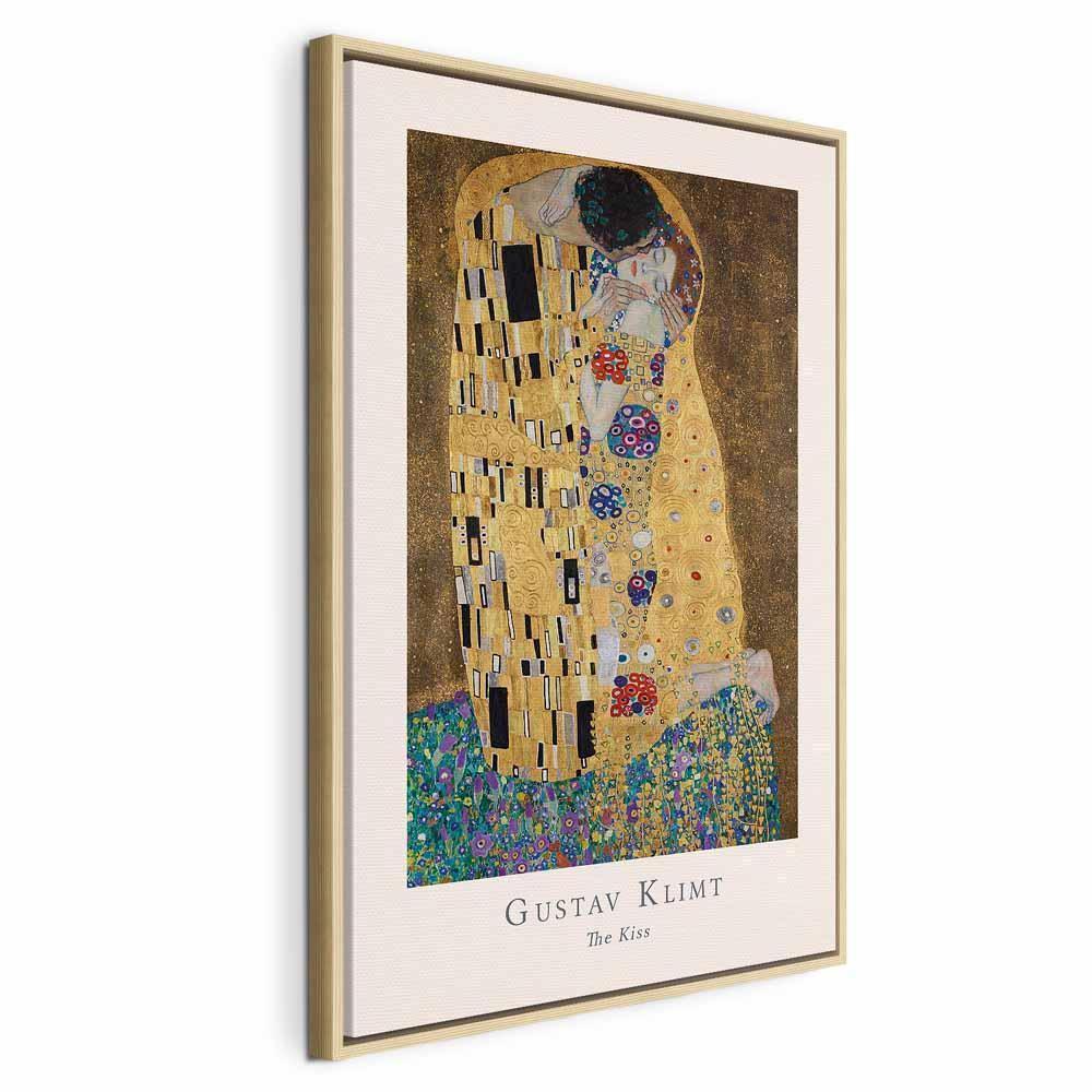 Obraz - Gustav Klimt - The Kiss (1-częściowy) pionowy