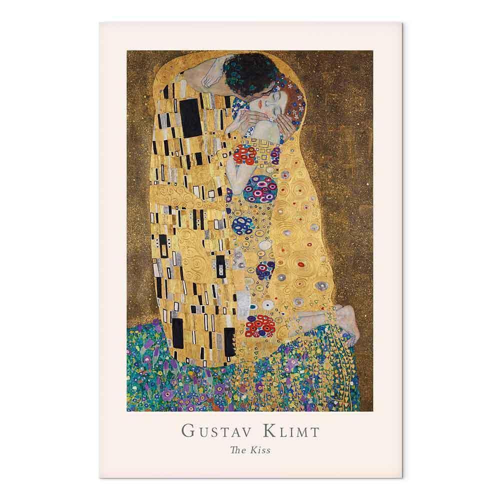 Obraz - Gustav Klimt - The Kiss (1-częściowy) pionowy