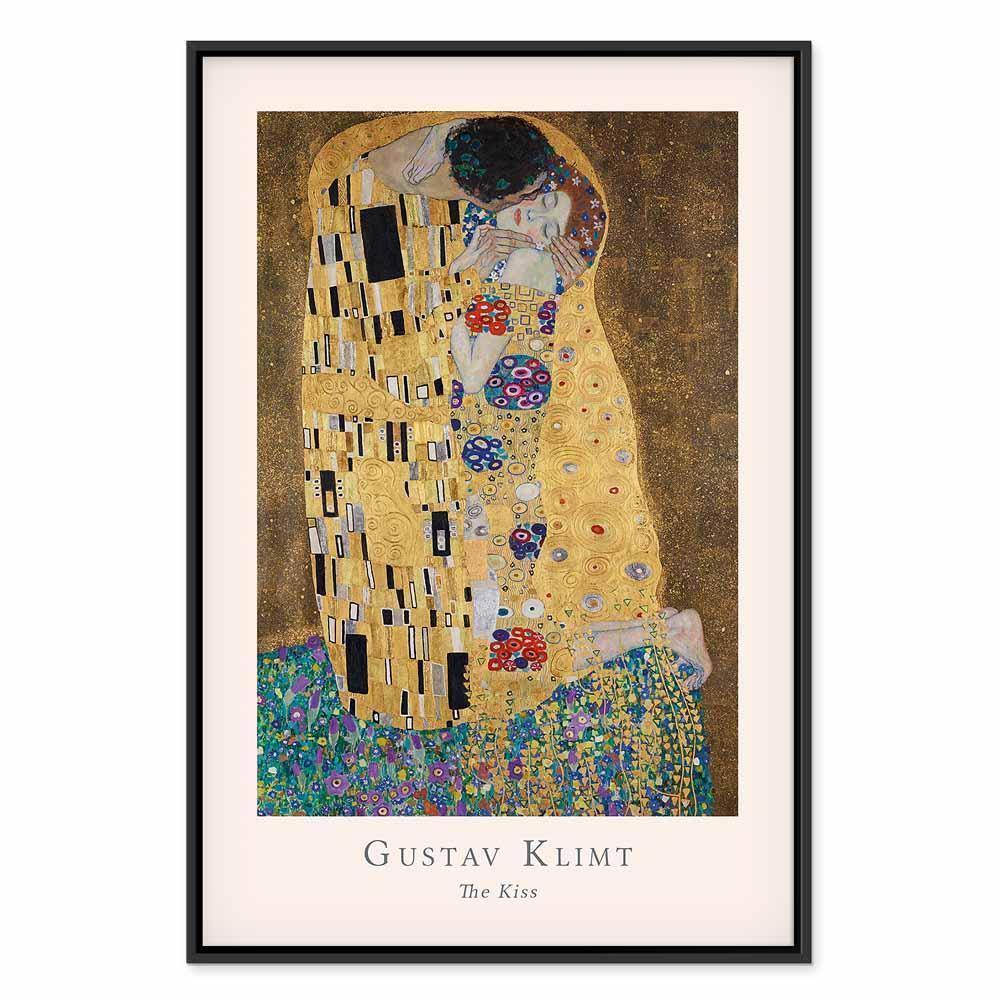 Obraz - Gustav Klimt - The Kiss (1-częściowy) pionowy