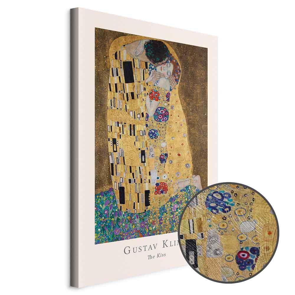 Obraz - Gustav Klimt - The Kiss (1-częściowy) pionowy