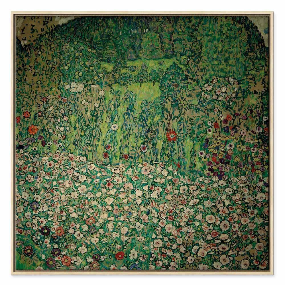 Obraz - Gustav Klimt – Gartenlandschaft mit Bergkuppe